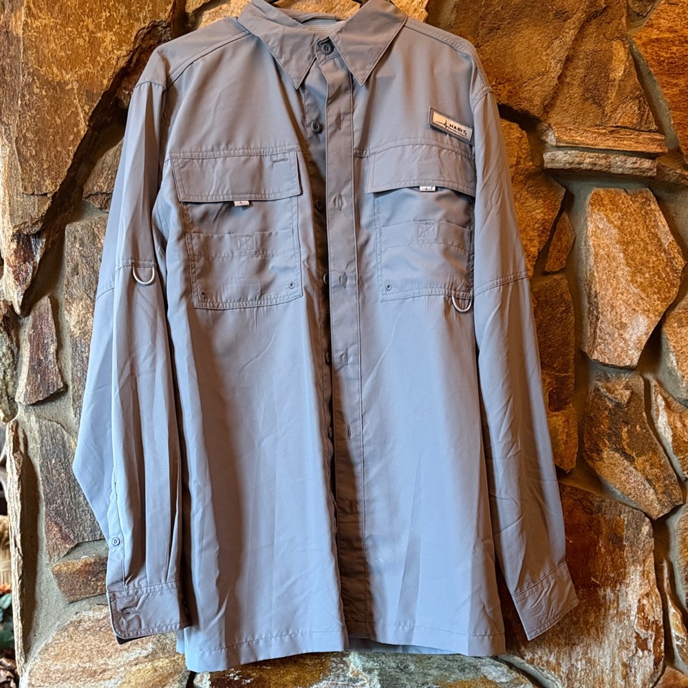 Men's Gray Lightweight Shirt Jacket